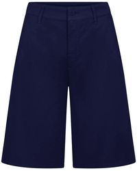 RAFFAELLO ROSSI - Korte Broeken ,Blauw ,Bermuda Yuki - Lyst