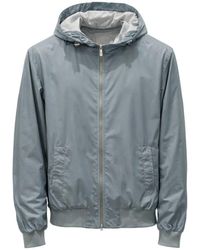 Fedeli - Jassen ,Blauw ,Nylon Carmel Bomber Jacket - Lyst