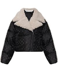 Palm Angels - Jassen ,Zwart ,Short Faux Fur Jacket - Lyst