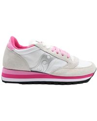 Saucony - Weiß grau rosa jazz sneakers - Lyst