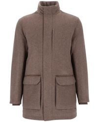 Corneliani - Single-Breasted Coats - Lyst