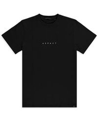 Aspact - Schwarzes Besticktes T-Shirt Trendy Design - Lyst
