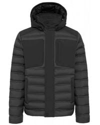 Colmar - Jassen ,Zwart ,Leer Seamless Down Jacket With Removable Hood - Lyst