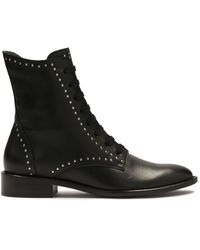 Kazar - Schnürstiefel Mit Nieten Verziert - Lyst