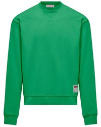 INVICTA WATCH - Grüner Fleece Rundhals Pullover - Lyst