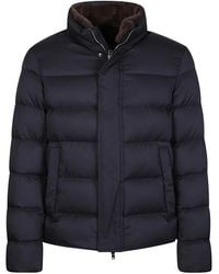 Herno - Jassen ,Blauw ,Polyester Winter Bomberjack - Lyst
