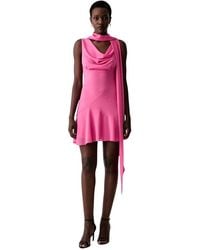 Never Fully Dressed - Fitted Ruffle Mini Jurk - Lyst