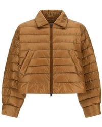 Herno - Jassen ,Bruin ,Nylon Cape - Lyst