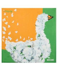 Moschino - Goose Seidenschal - Lyst