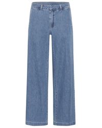 My Essential Wardrobe - Jeans ,Blauw ,Wijde Blauwe Jeans - Lyst
