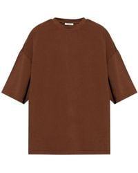 Entire studios - Tops ,Bruin ,Katoen Heavy Boxy Tee - Lyst