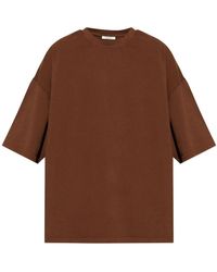 Entire studios - Tops ,Bruin ,Katoen Heavy Boxy Tee - Lyst