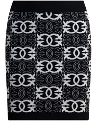 Pinko - Rokken ,Zwart ,Polyester Zwarte Rok Aw 25 Stijlvol Ontwerp - Lyst