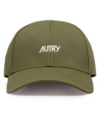 Autry - Accessoires ,Groen ,Katoen Groene Katoenen Baseballpet - Lyst