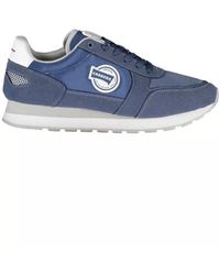 Carrera - Sneaker in poliestere blu con dettagli a contrasto - Lyst