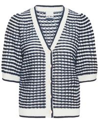Ichi - Truien & Vesten ,Blauw ,Birch W Total Eclips - Lyst