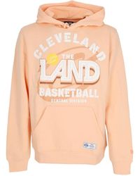 KTZ - Hoodies & Sweatvesten ,Oranje ,Katoen Hooded Sweatshirt - Lyst