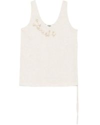 Fendi - Zijde & Nylon Top - Lyst