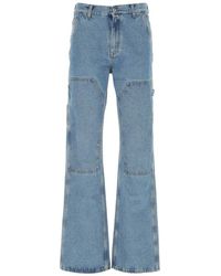 Off-White c/o Virgil Abloh Loose Fit Jeans - - Heren - Blauw