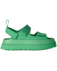 UGG - Schoenen ,Groen ,Suède Funkette Platform - Lyst