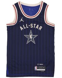 Nike - Fitness ,Blauw ,Polyester Nba All Star Game 2024 Tank Top - Lyst