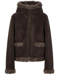 Moncler - Faux Fur & Shearling Jackets - Lyst