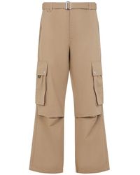 Jacquemus - Broeken ,Bruin ,Katoen Bruine Broek Mix Stijl Comfort - Lyst