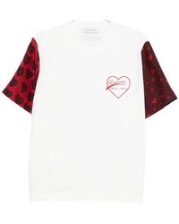 Lanvin - Grafische Print T-Shirts En Polos - Lyst