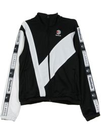 Reebok - Fitness ,Zwart ,Polyester Track Jacket - Lyst