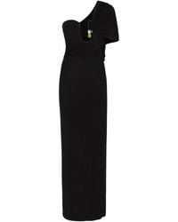 Christopher Esber - Beach Glass Draped Jersey Strapless Dress - Lyst