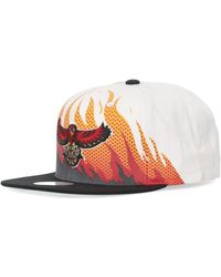Mitchell & Ness - Accessoires ,Wit ,Katoen Atlanta Hawks Platte Klep Pet - Lyst