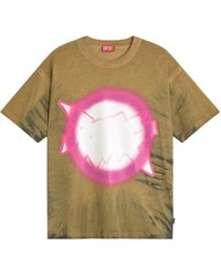 DIESEL - Tie-dye focus t-shirt - Lyst