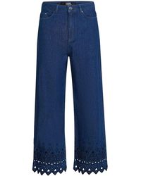 Karl Lagerfeld - Wide Jeans - Lyst