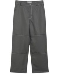 Ami Paris - Wide Leg Stitch Detail Hosen - Lyst