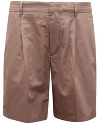 Armani - Korte Broeken ,Bruin ,Moon Rock Bermuda Shorts - Lyst