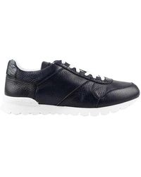 Kiton - Leather Suede And Leather Crocodile Sneakers - Lyst