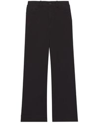 Proenza Schouler - Broeken ,Zwart ,Katoen Wijde Pijpen Katoenen Culotte Jeans - Lyst