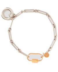 OAMC - Accessoires ,Geel ,Antiek Gouden Clip Armband Handgemaakt - Lyst