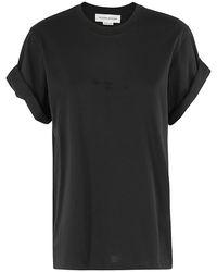 Victoria Beckham - T-shirt con slogan alla moda - Lyst