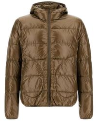 Herno - Jassen ,Bruin ,Nylon Ultralichte Nylon Bomberjack - Lyst