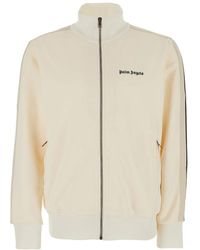 Palm Angels - Weiße Klassische Logo Track Jacke - Lyst