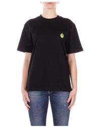 Barrow - Tops ,Zwart ,Katoen Logo T-Shirt - Lyst