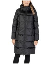 ARMANI EXCHANGE - Schwarze Kapuzenjacke Mit Reißverschluss Und Taschen - Lyst