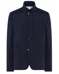 DUNO - Jassen ,Blauw ,Polyester Field Jacket - Lyst