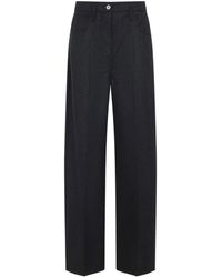 Prada - Broeken ,Grijs ,Wol Virgin Wool Pants - Lyst