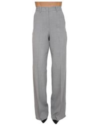 Marella - Broeken ,Grijs ,Polyester Pantalone Lungo - Lyst