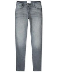 Pure Path - Jeans ,Grijs ,Denim Denim Mid Jeans - Lyst