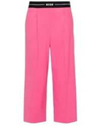 MSGM - Cropped Trousers - Lyst