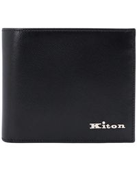 Kiton - Portafoglio in pelle elegante per - Lyst