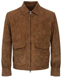 Franzese Collection - Jassen ,Bruin ,Suède Stefano De Martino Jacket - Lyst